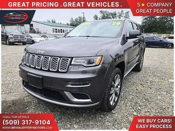 2020 Jeep Grand Cherokee Summit Sport Utility 4D - $393/mo