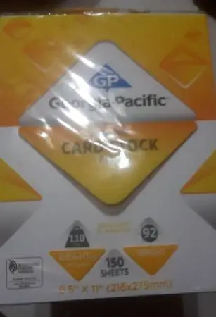 GP card stock package
