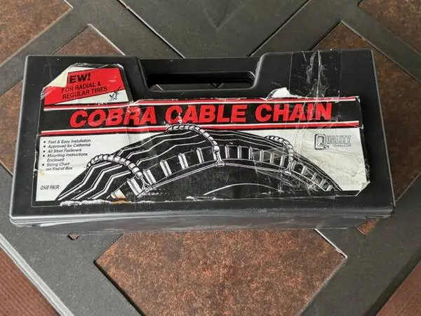 COBRA CABLE CHAINS SIZE 1034 (UNUSED) 46