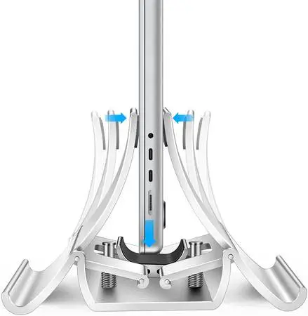 iVoler Auto-Resize Aluminum Vertical Laptop Gravity Locking Stand