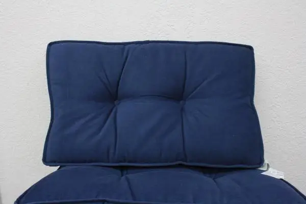 TUFTED INDOOR BENCH/LOVE SEAT CUSHION TEAL BLUE 15 x 25 NEW 3 AVAIL