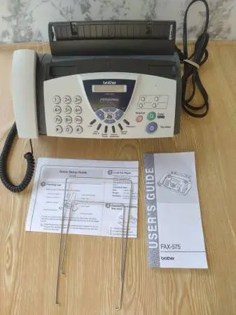 NEVER USED BROTHER BRAND FAX MACHINE