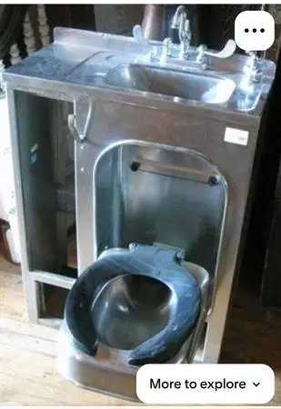Stainless steel prison type sink toilet combo great condition