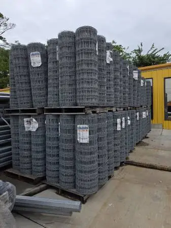 49 x 330 x 12ga FIELD FENCE ROLLS STIFF STAY KNOT