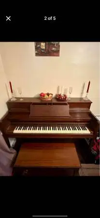 Kimball upright piano with free delivery