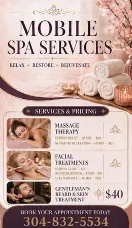 Spa services available