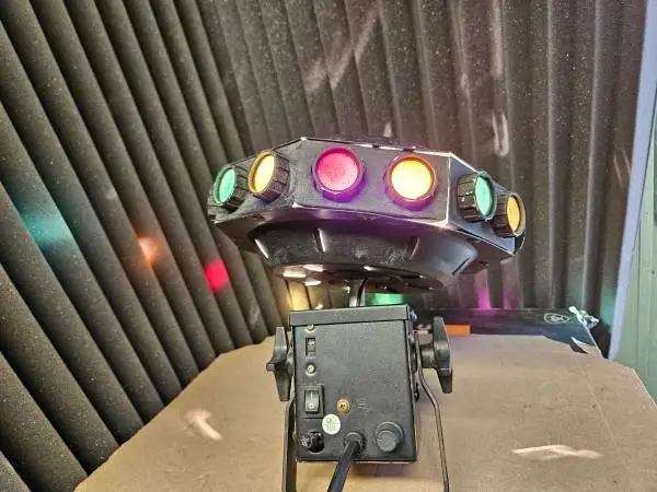 Disco rotating flashing light