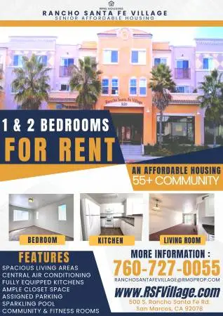 1 & 2 Bedroom Apartments AVAILABLE NOW !! (Affordable, Section8 VASH)