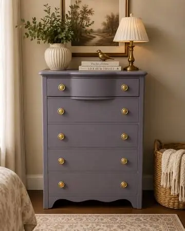 Refinished Solid Wood Dresser