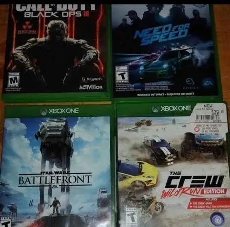 4 Xbox one games 20.00 for all