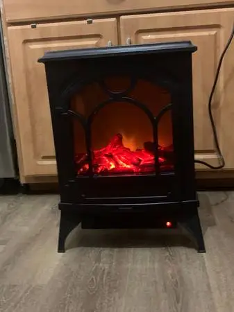 Infrared Quartz Electric Fireplace Heater