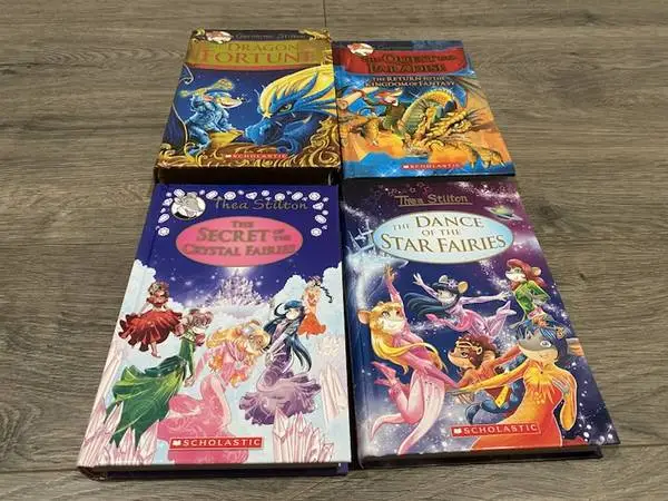 THEA STILTON / GERONIMO STILTON MOUSE GRAPHIC NOVEL 4 Hardcover Books