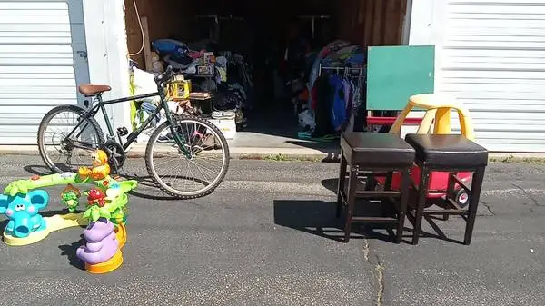 STORAGE UNIT 10 FT. X 20 FT. CLOSE OUT SALE/ EVERYTHING FOR 100.00