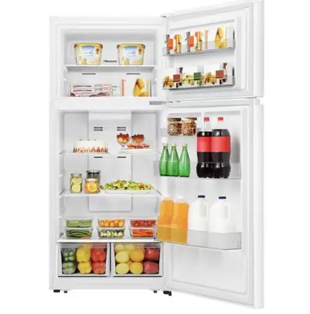 New in Box 18-Cu Ft Energy Star 30-In Top Freezer Fridge- Garage Ready