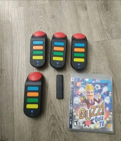 Buzz Quiz TV Set For PlayStation 3 For Sale