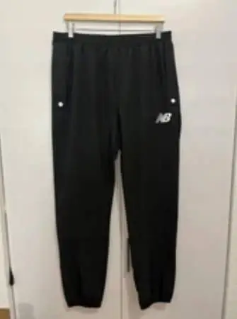 New Balance Mens Medium All Motion Lightweight Joggers Running Black Track Pants