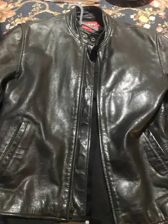 Mens chaps polo medium race collar jacket