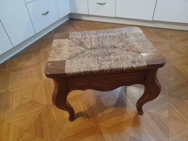 Vintage Wicker Seat / Stool