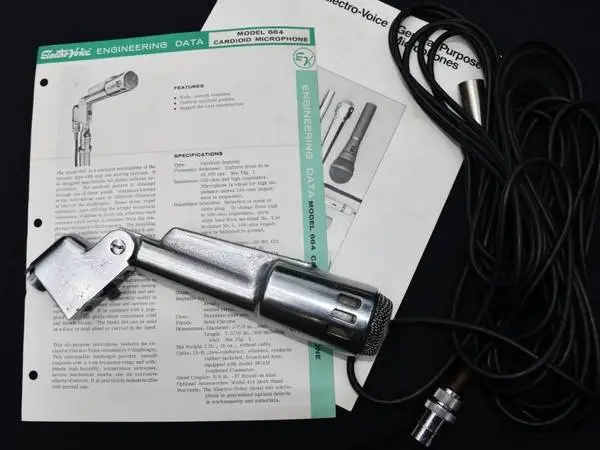 Electro-Voice Model 664 Microphone Vintage Made in USA