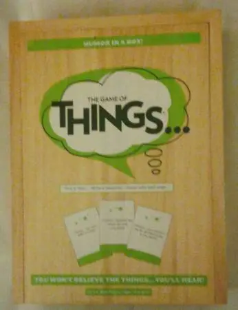 THE GAME OF THINGS...