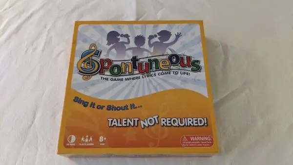 Spontuneous board game
