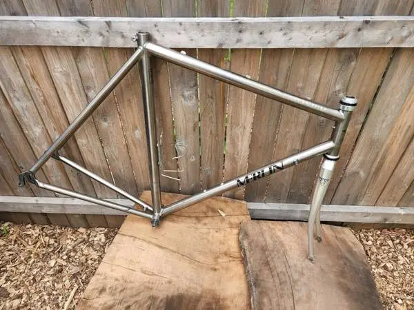 1990 Merlin Titanium Road Bike Frame + Fork