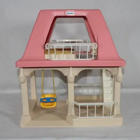 VINTAGE DISCONTINUED LITTLE TIKES GRANDPARENTS COTTAGE DOLL HOUSE