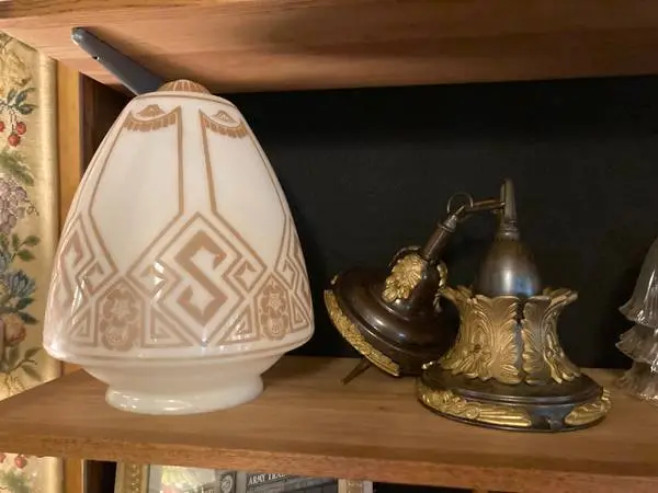 Old Bank Light Fixture