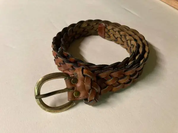 Braided Leather Belt