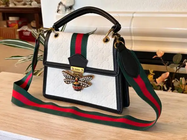 Gucci Queen Margaret Small GG Top Handle / Shoulder Bag.