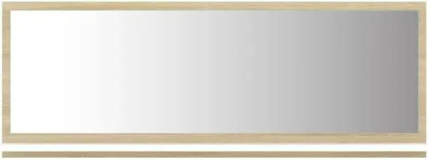 vidaXL Bathroom Mirror White and Sonoma Oak  Engineered. #23135