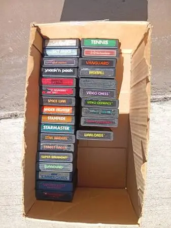 Games for Atari and Sears game consoles