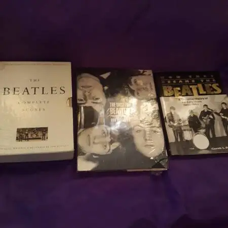 3 Beatles hardback books/1 New Never Opened