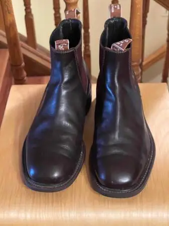 MENS R.M.WILLIAMS BROWN LEATHER BOOT SHOES Size 11 ( Nice !!!)