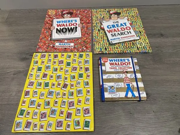 WHERES WALDO? by Martin Handford ~ 4 HARDCOVER & PAPERBACK BOOKS