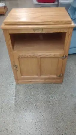 White Clad Cabinet