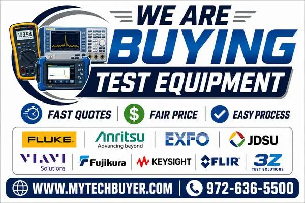 CASH PAID FOR NEW & USED TEST EQUIPMENT. FLUKE, ANRITSU, EXFO, JDSU