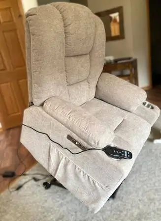 Power Lift recliner with heat and massage