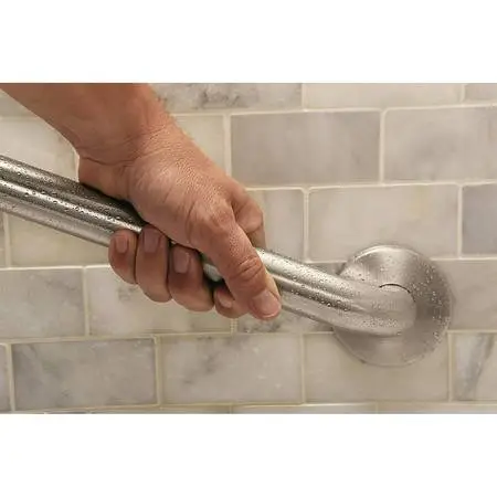 18 Moen Stainless Steel Grab Bar, Brushed Nickel Look, NEW