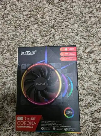 BNIB PCCOOLER 120mm Case Fan 3 Pack Computer Case Fans