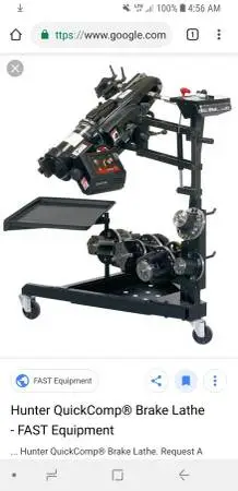 Hunter brake lathe