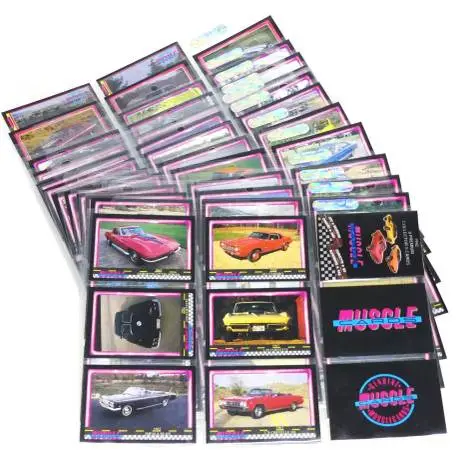 1992 Muscle Car Cards Complete Mint Set + Bonus King Of Hill Cards