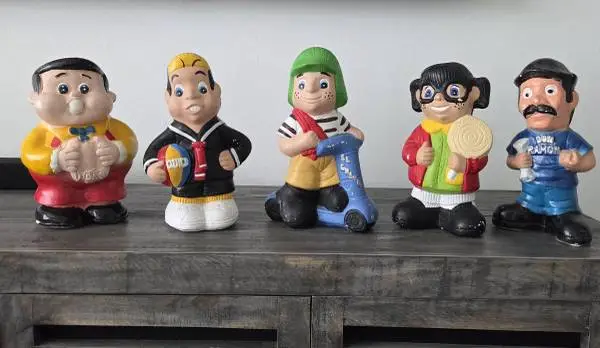 El Chavo Del Ocho Ceramic Piggy Bank Set