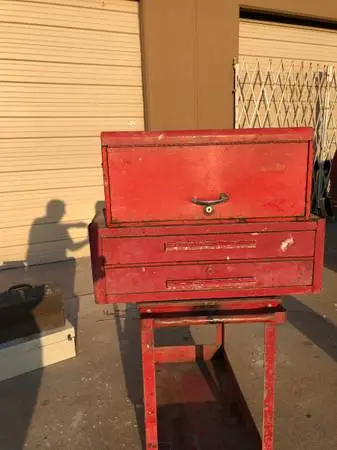 Vintage Tiered stackable Kennedy toolbox