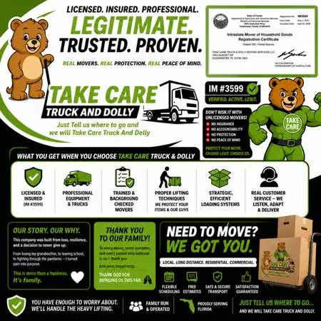 🚚 MOVERS – THE VILLAGES, WILDWOOD & LADY LAKE – LICENSED & INSURED