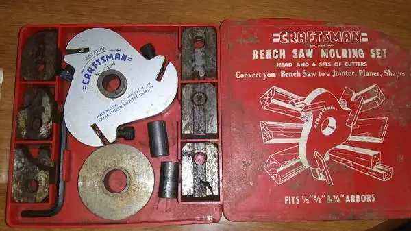 Craftsman Saw Molding Set, Circle Cutter, Machinist Tool, Carb Synch