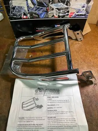 Luggage rack for Harley