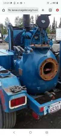 Gold mining water pump
