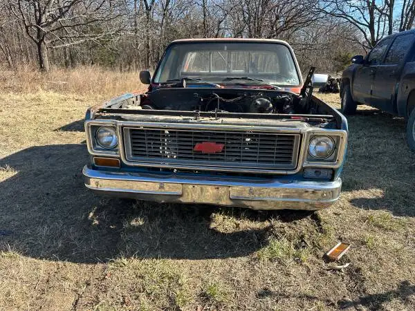 1973-1980 chevy c10/c20 core support with grill n bumper