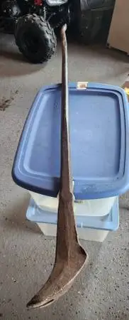 Railroad spike puller and Husky Shovel